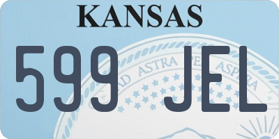 KS license plate 599JEL