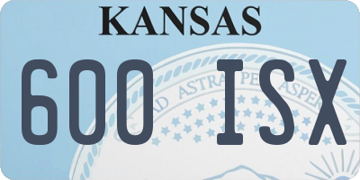 KS license plate 600ISX