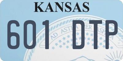 KS license plate 601DTP