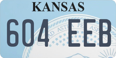 KS license plate 604EEB