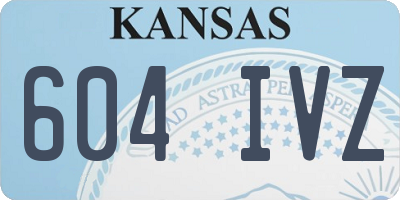 KS license plate 604IVZ