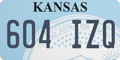 KS license plate 604IZQ