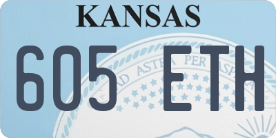 KS license plate 605ETH