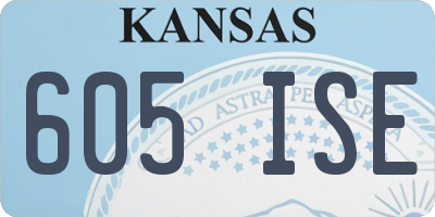 KS license plate 605ISE