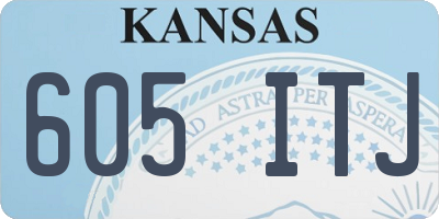 KS license plate 605ITJ