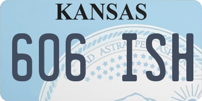 KS license plate 606ISH