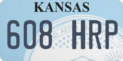 KS license plate 608HRP