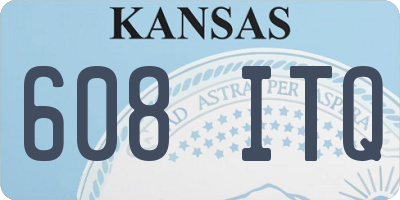 KS license plate 608ITQ