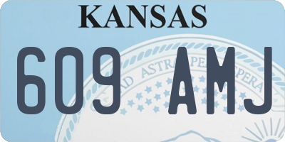 KS license plate 609AMJ