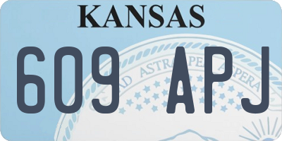 KS license plate 609APJ