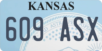KS license plate 609ASX