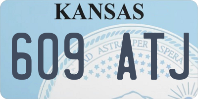 KS license plate 609ATJ
