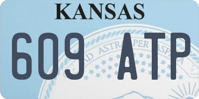 KS license plate 609ATP
