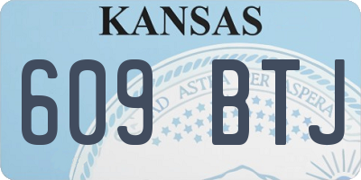 KS license plate 609BTJ