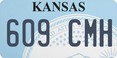 KS license plate 609CMH