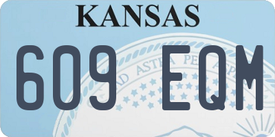 KS license plate 609EQM