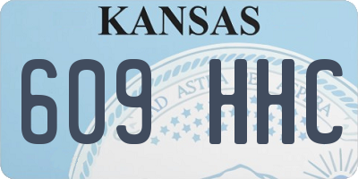 KS license plate 609HHC