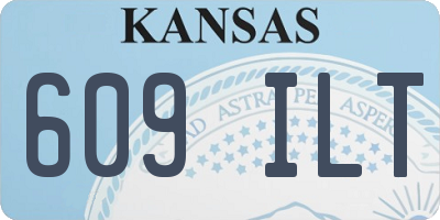 KS license plate 609ILT