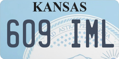 KS license plate 609IML