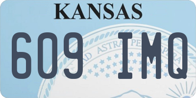 KS license plate 609IMQ