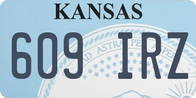 KS license plate 609IRZ
