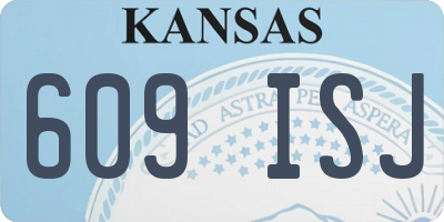 KS license plate 609ISJ