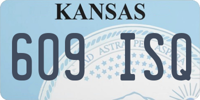 KS license plate 609ISQ