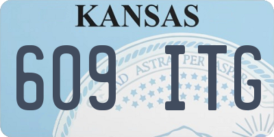 KS license plate 609ITG