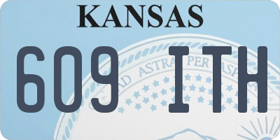 KS license plate 609ITH