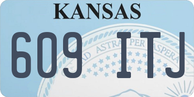 KS license plate 609ITJ
