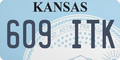 KS license plate 609ITK