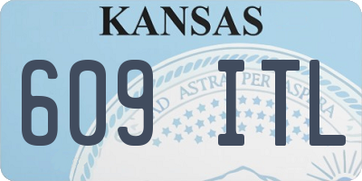 KS license plate 609ITL