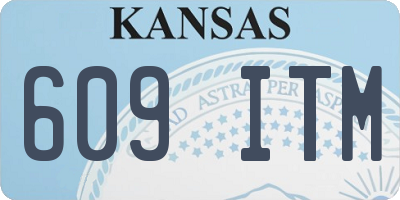 KS license plate 609ITM
