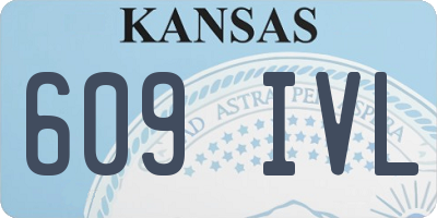 KS license plate 609IVL