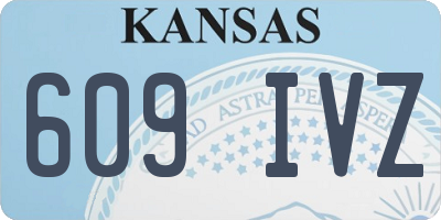 KS license plate 609IVZ