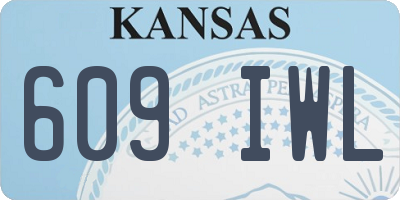 KS license plate 609IWL