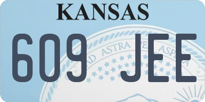 KS license plate 609JEE
