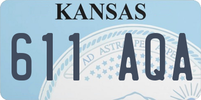 KS license plate 611AQA