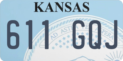 KS license plate 611GQJ