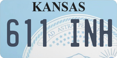 KS license plate 611INH
