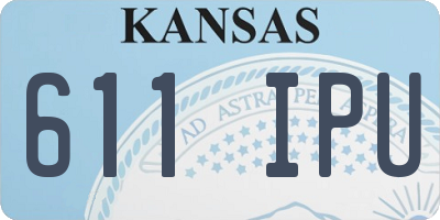 KS license plate 611IPU