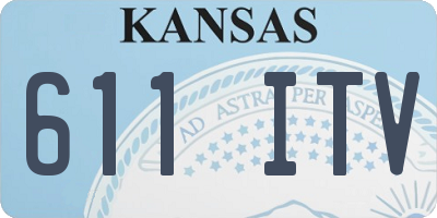 KS license plate 611ITV