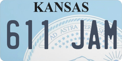 KS license plate 611JAM