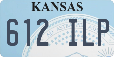 KS license plate 612ILP