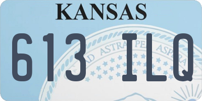 KS license plate 613ILQ