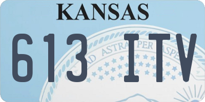 KS license plate 613ITV