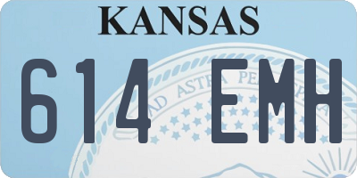 KS license plate 614EMH