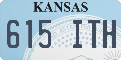 KS license plate 615ITH