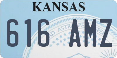 KS license plate 616AMZ