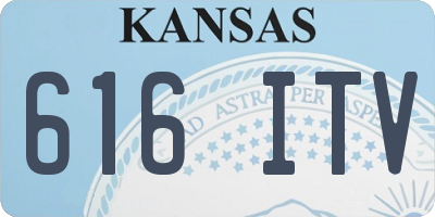 KS license plate 616ITV
